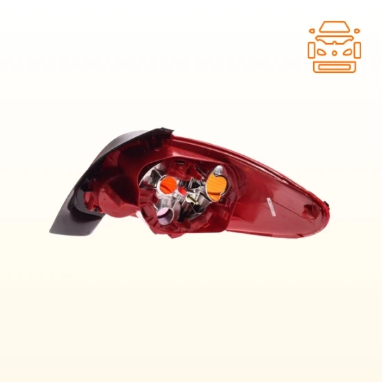 چراغ خطر عقب سمت راست پژو 206 هاچ بک بدون سوکت و لامپ
