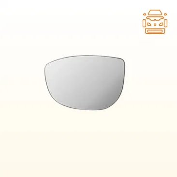 Right side glass and frame for Peugeot 207