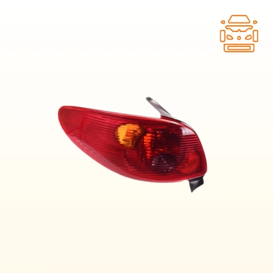 Left side rear light for Peugeot 206