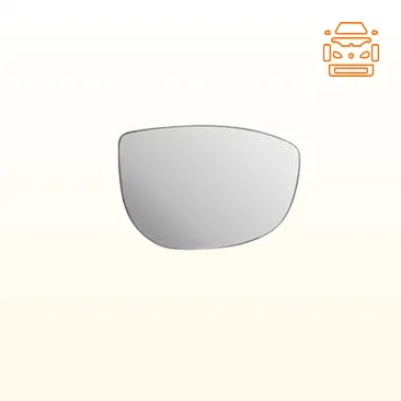 Left side glass and frame for Peugeot 207